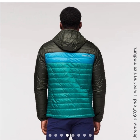 Cotopaxi Men’s XL Capa Insulated Hooded Jacket Woods Greenery Green NWT Puff - Picture 7 of 13